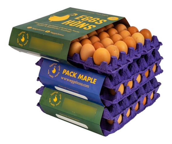 Huevos De Gallina Libre De Jaula Eggs Höns. (color) 90 Und 0