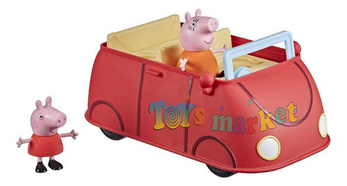 Auto Familiar Peppa Pig Push And Go Con Mama Y Papa 1