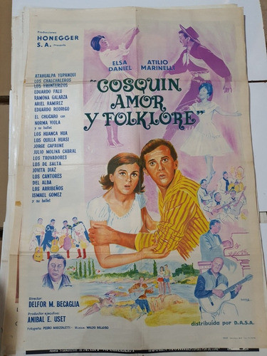Afiche De Cine Original-cosquin Amor Y Folclore,-1656 0