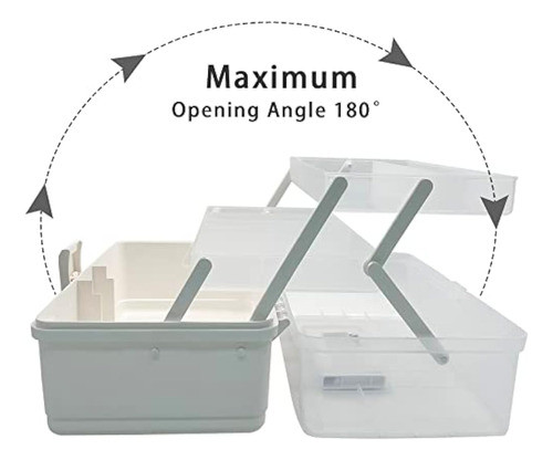 Crysting Caja De Costura De 13 Pulgadas De Tres 1