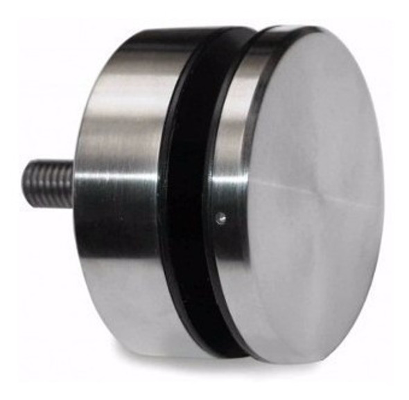 Separador Boton Inserto De Acero Inoxidable Herraje Vidrio 1