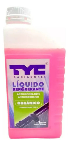Liquido Refrigerante Rosa Marca Tyc Para Citroen C3 12-19 0