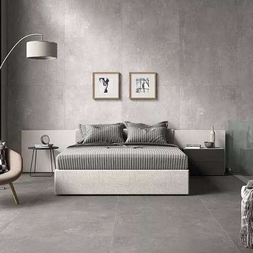 Porcelanato Piso Cemento Vite Urban Anthracite Nat 80x80 2da 1