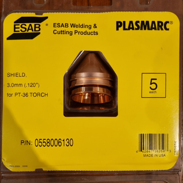 0558006130 Esab Shield Escudo 3.0mm 35/50a Pt-36 X1u 1