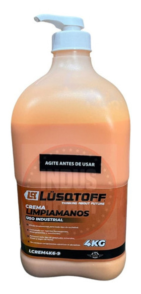 Crema Limpiamanos Bidon Dispencer 4kg Lusqtoff Lcrem4kg-9 0 Crema Limpiamanos Bidon Dispencer 4kg Lusqtoff Lcrem4kg-9 0