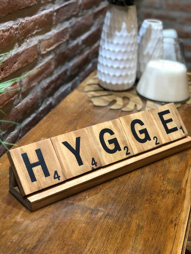 Scrabble De Madera  Hygge 1