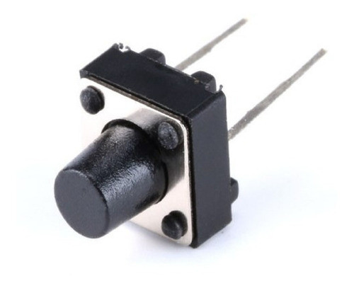 Pack X 10 Boton Pulsador 2 Pines Tact Switch 6x6x9mm 0