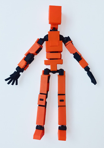 Muñeco Dummy Articulado Impresion 3d 20 Cm Altura 0