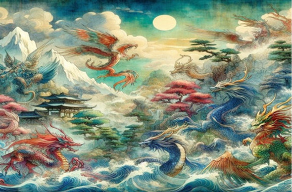 Obra De Arte Digital Zhongshiji 70x50cm Pieza Única 0