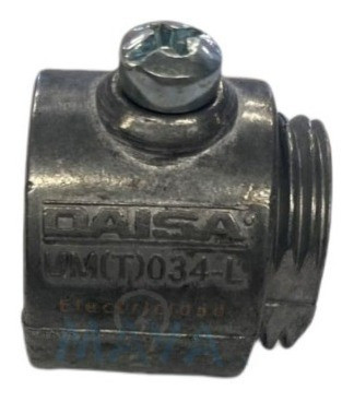 Conector Corto Daisa P/caño 3/4  Luz Rosca 1/2 Gas X 5un 0