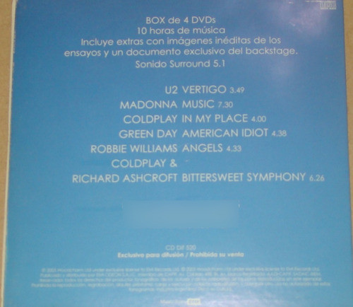 One Day One Concert One World Live Cd Promo / Kktus 1