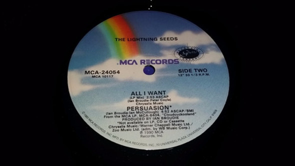 Lightning Seeds All I Want Vinilo Maxi Extended Usa 1990 1 Lightning Seeds All I Want Vinilo Maxi Extended Usa 1990 1