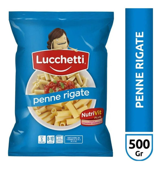 Fideos Lucchetti Penne Rigate X 500 Gr 0