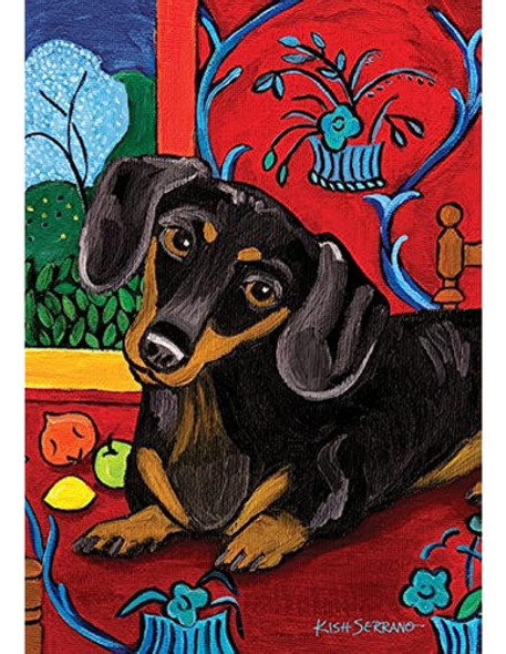 Toland Casa Jardín Muttisse Dachshund Bandera Decorativa De 0