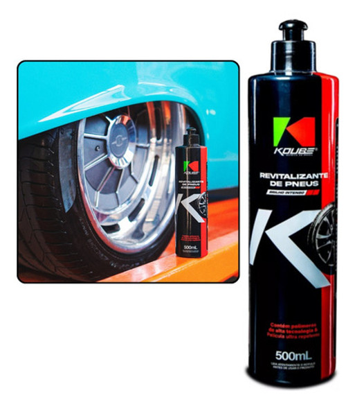 Pneu Pretinho Renova Brilho Aspecto Novo 500ml Koube 1