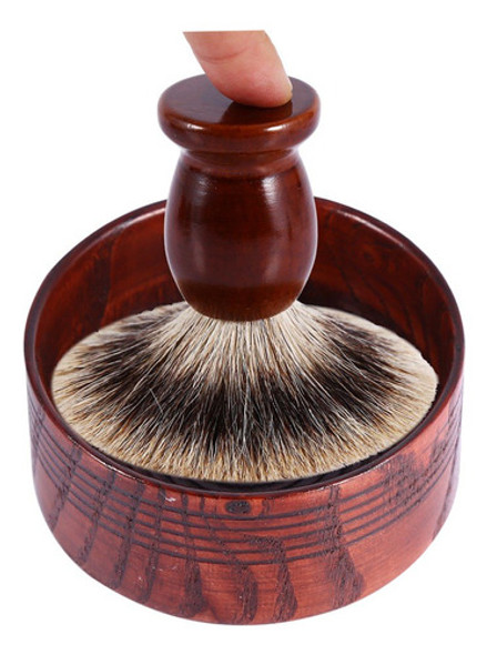 Xinwoer Jabonera De Afeitar, Jabn Duradero, De Madera Para V 0