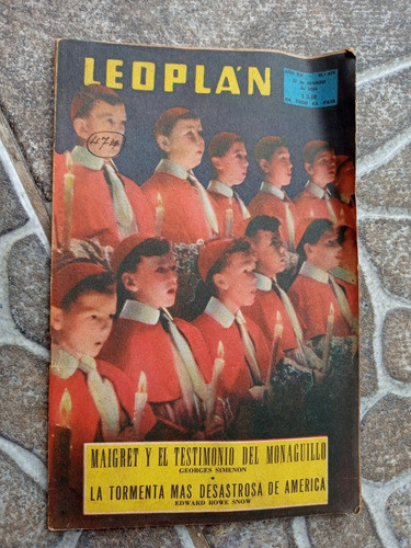 Leoplan N.474 17 Marzo 1954 Maigret Y El Testimonio Monaguil 0