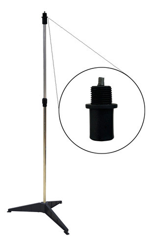 Tripé Universal Webcam Câmera Para Vídeo Aula De 1,80m 0