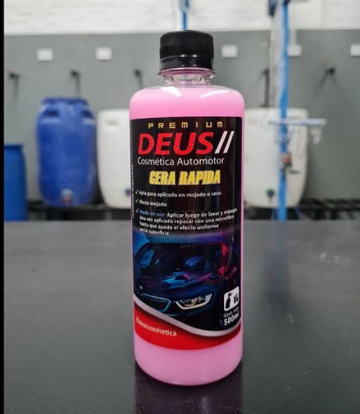 Kit De Limpieza Para Auto Shampoo Cera Y Acondicionador Deus 1