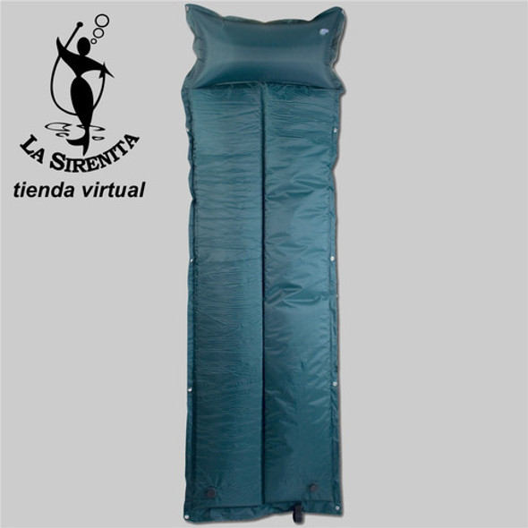 Colchoneta Arye Autoinflable 1 Plaza Con Almohada 190x55cms 1