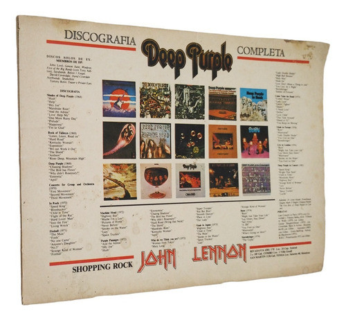 Revista Super Canta Rock Deep Purple Whitesnake N°5 1