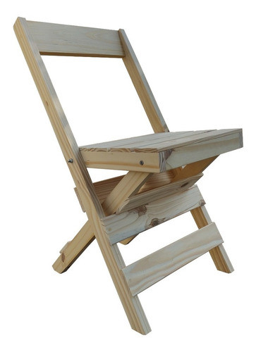 Silla Plegable De Pino Interior, Exterior, Bar 0