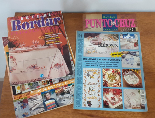 Lote De 4 Revistas De Bordado Europeas 1