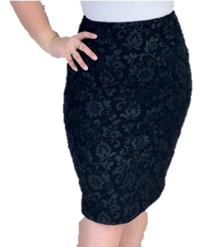 Plusize - Saia Lápis - Moda Evangélica Comportada 0