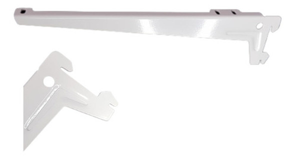 Kit 5 Pares Suporte De 25cm Com Aba Para Trilho Cremalheira 0