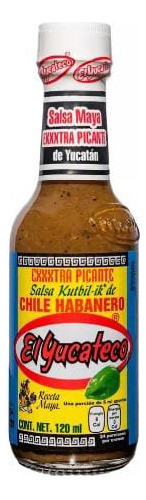 Salsa Extra Picante Kutbil-ik De Chile Habanero 120 Ml. 0