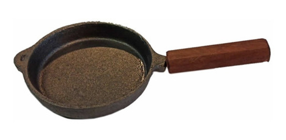Provoletera De Hierro Fundido Con Mango De Madera 1