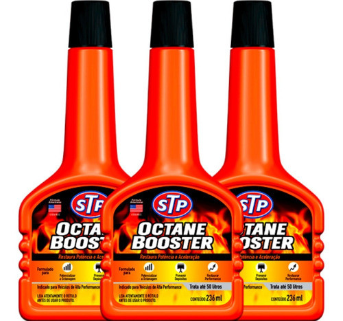 3 Aditivo Aumentar Octanagem - Octane Booster Stp Gasolina 0