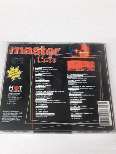 Master Cuts - Couting Crows Nick Cave Bryan Ferry Cd / Kktus 1