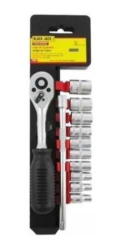 Tubos Set X12 Pcs 4-13 Mm 1/4 Llave Crique Barra Cromo Vanad 0