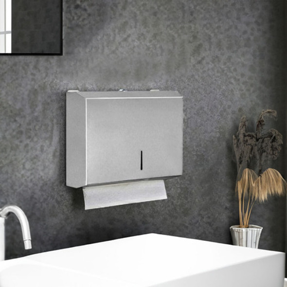 Dispensador De Toallas De Papel De Acero Inoxidable 304 Term 1
