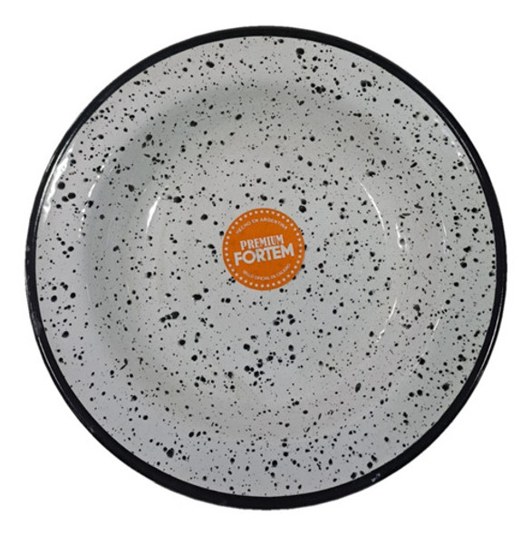 Plato Hondo Redondo Metal Enlozado 26cm Salpicado Blanco X1u 0 Plato Hondo Redondo Metal Enlozado 26cm Salpicado Blanco X1u 0