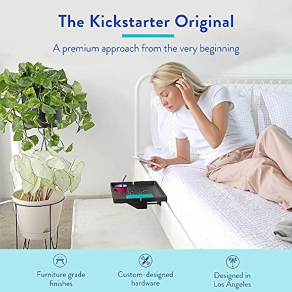 ~? Bedshelfie Essential Estante Junto A La Cama Con Portavas 1