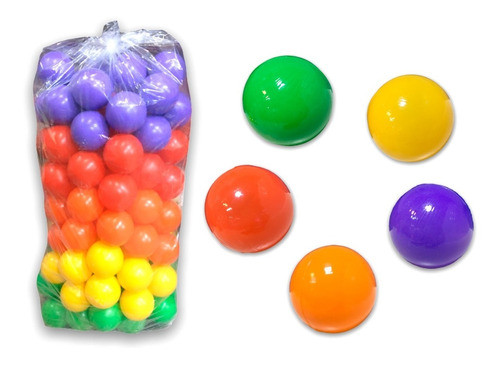 Pelotas Pelotero X100, Amarillo, Roja, Azul/violeta Y Verde 0
