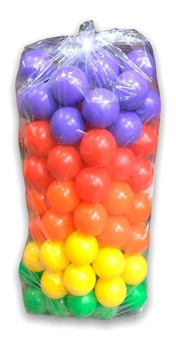 Pelotas Pelotero X100, Amarillo, Roja, Azul/violeta Y Verde 1