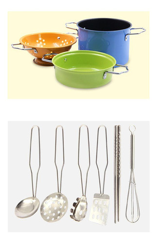 Conjunto De De Infantil De Aço Inoxidável 17 Peças - 1