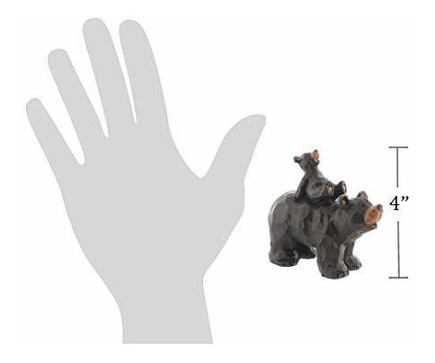 Figurita De Cachorro De Oso De Resina Slifka Piggy Back 1