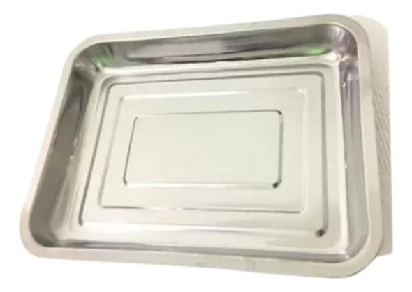 Bandeja  Enfermeria Acero Inox. 28 X 38 X 4,5 0