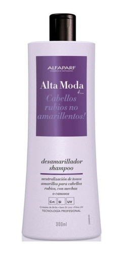 Alfaparf Alta Moda E Shampoo Anti Reflex Desamarillador X300 0