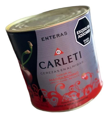 Cerezas Enteras Al Marraschino X 3,100 Kg Carleti 0
