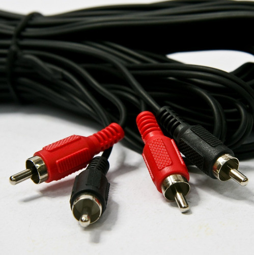 Cable Audio Rca Stereo 5 Mts 2 X 2 Led Dvd Home Tv X 3u Htec 1