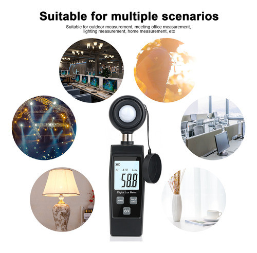 Iluminômetro, Medidor De Lux, Dados Máximos/mínimos, Ilumina 1