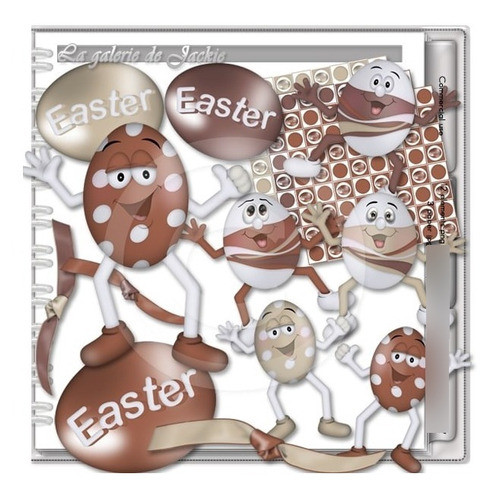 Kit Imprimible Scrap #02 - Easter Egg Mix 1 0