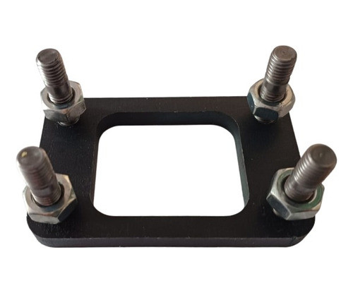 Flange Em Aço Carbono Turbina/coletor T3 + Prisioneiros 0