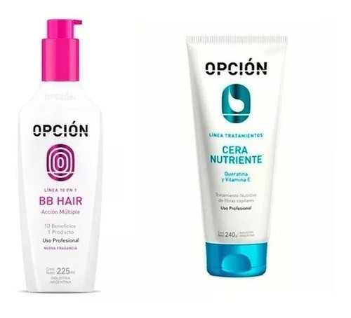 Pack Cera Nutriente 230ml + Bb Hair 10 En 1 X 225 Opción -3c 0