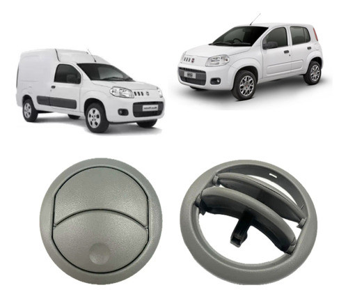 Par Difusor Entrada Ar Cinza Fiorino Furgão Hw 1.4 2021 0